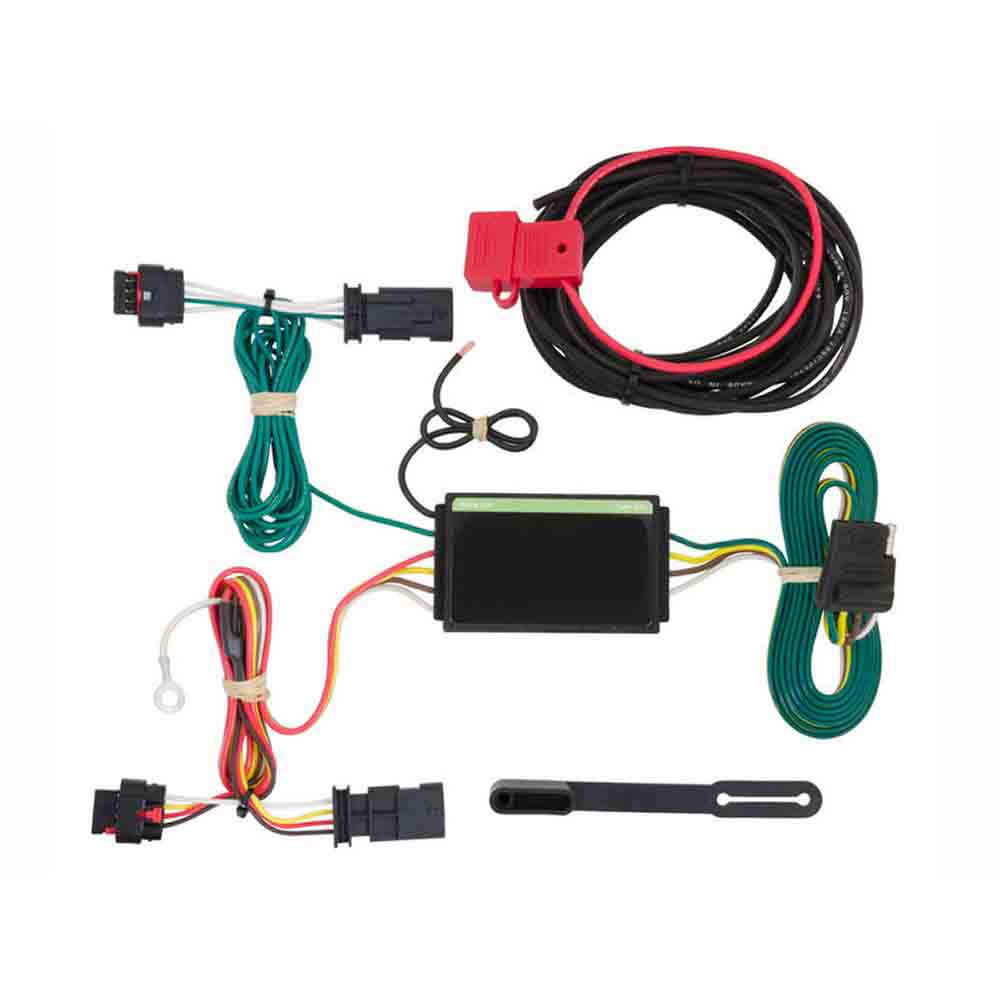 T-Connector Custom Wiring Harness, 4-Way Flat Output, 2013-2017 Chevrolet Traverse