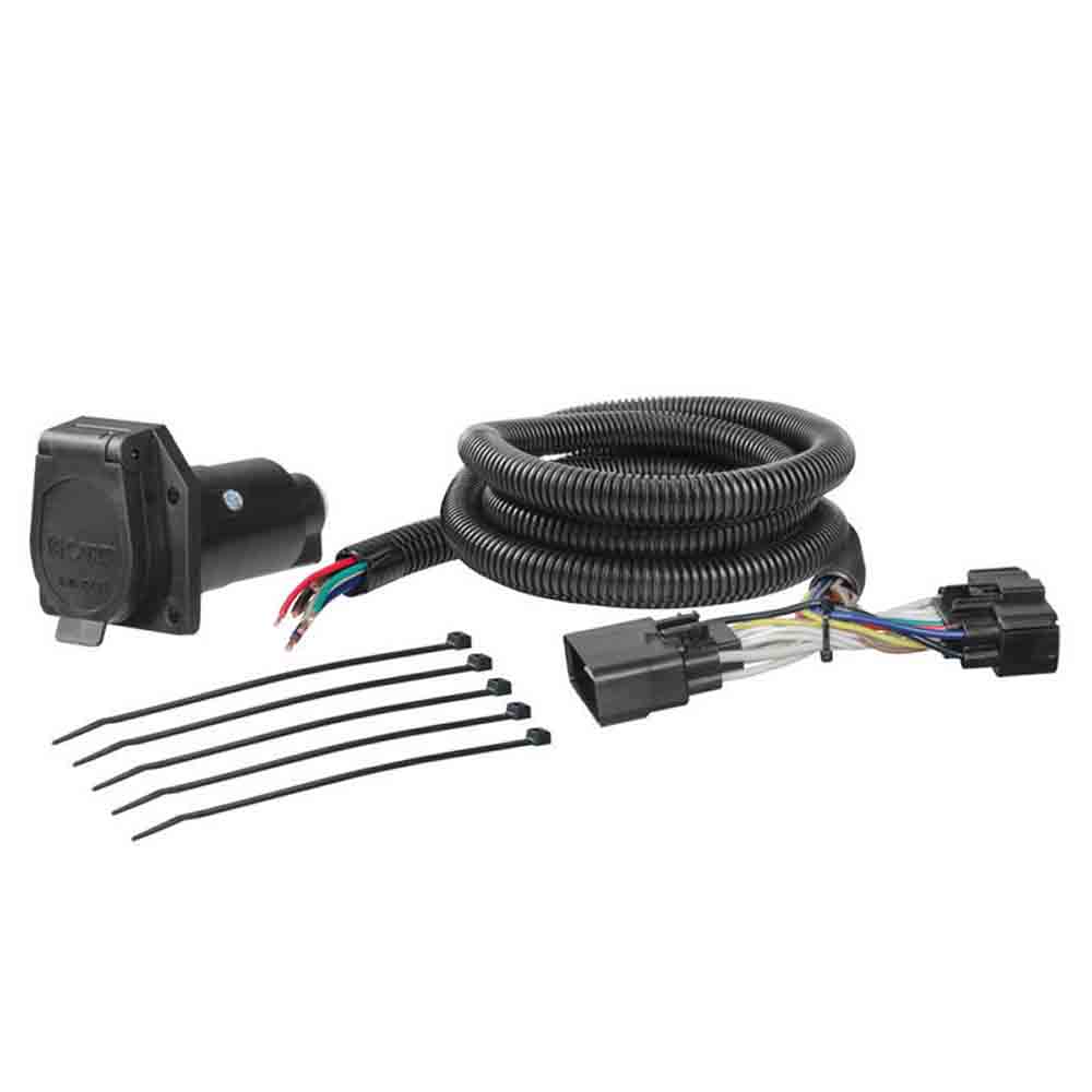 T-Connector with 7-way Plug Custom Wiring, 7-Way RV Blade Output, 2011-18 Ford Explorer, 2013-18 Police Interceptor