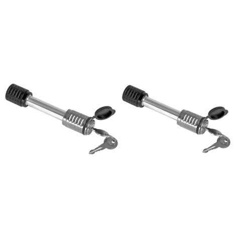 Keyed Alike Barbell Style 5/8 Inch Hitch Pin Lock - 2 Pack