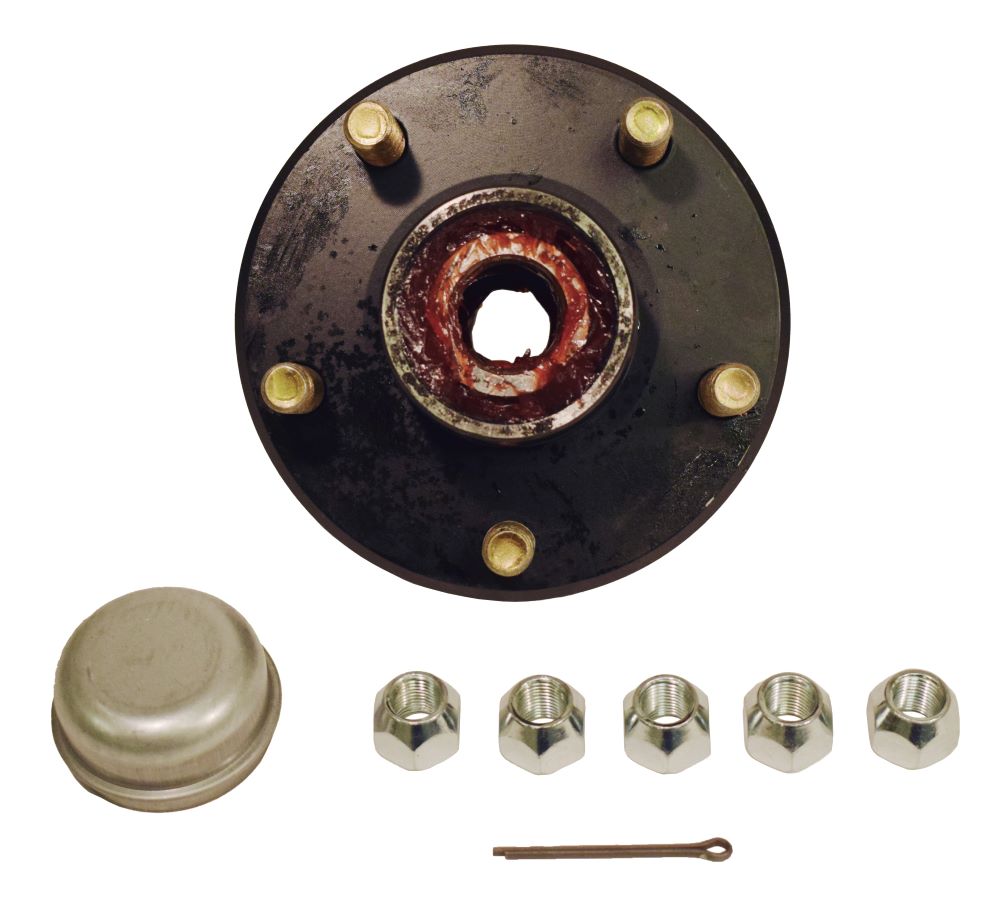 Pre-Grease-Packed Trailer Hub Assembly - 5 On 4-1/2