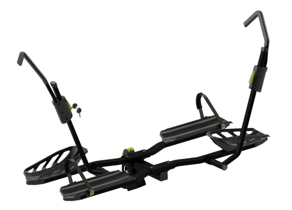 Swagman Bike Rack - Skaha 2 - 2 Bike Rack fits 1-1/4 inch or 2 inch Receivers (E-Bike Approved)