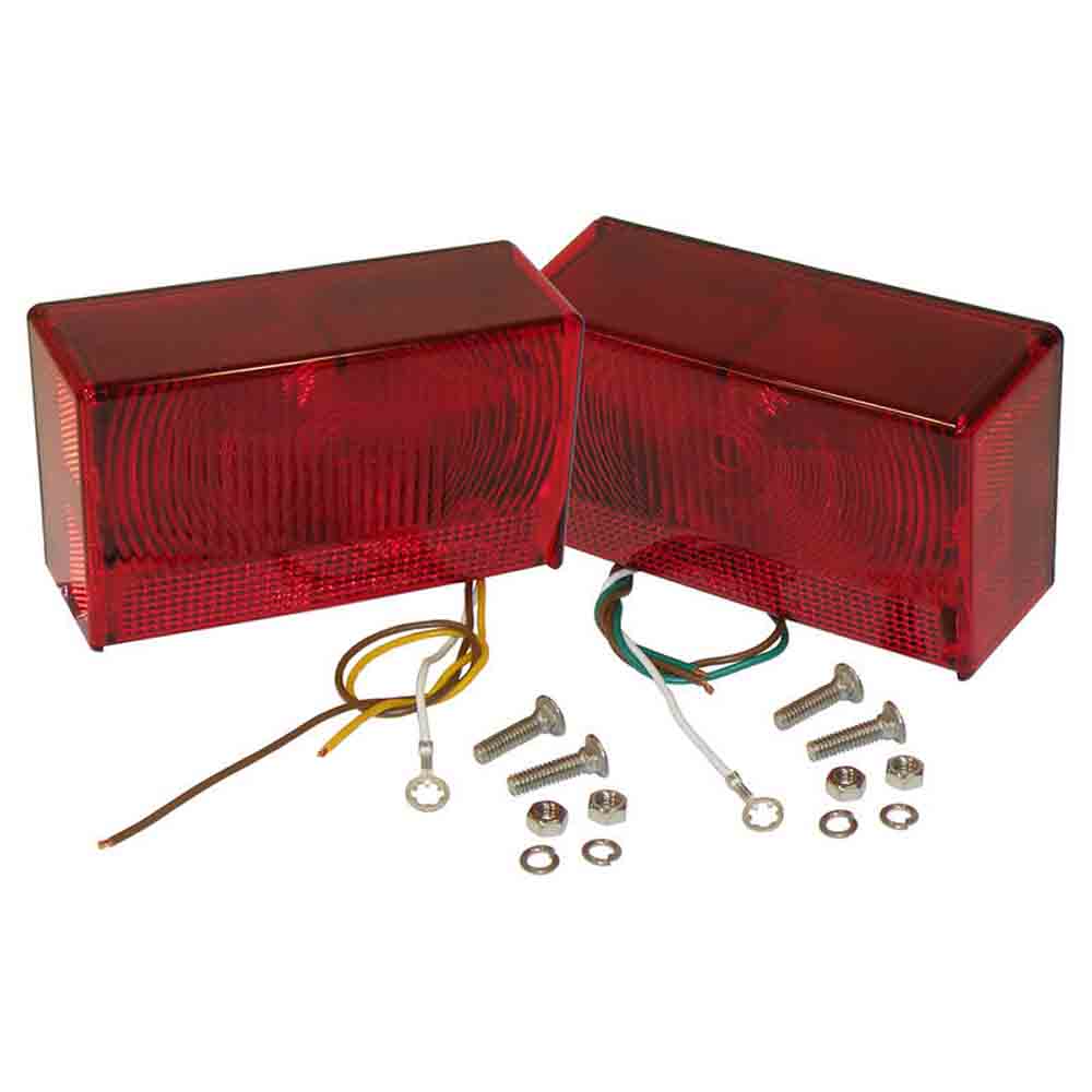 Submersible Trailer Tail Light Kit for Trailers Over 80 Inches Wide