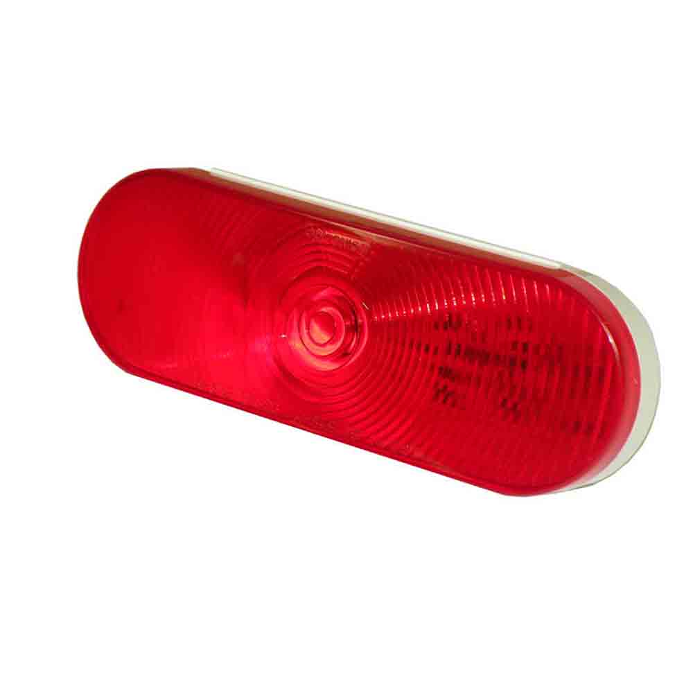 ONE™ LED Trailer Tail Light - 6 Inch Oval - Red