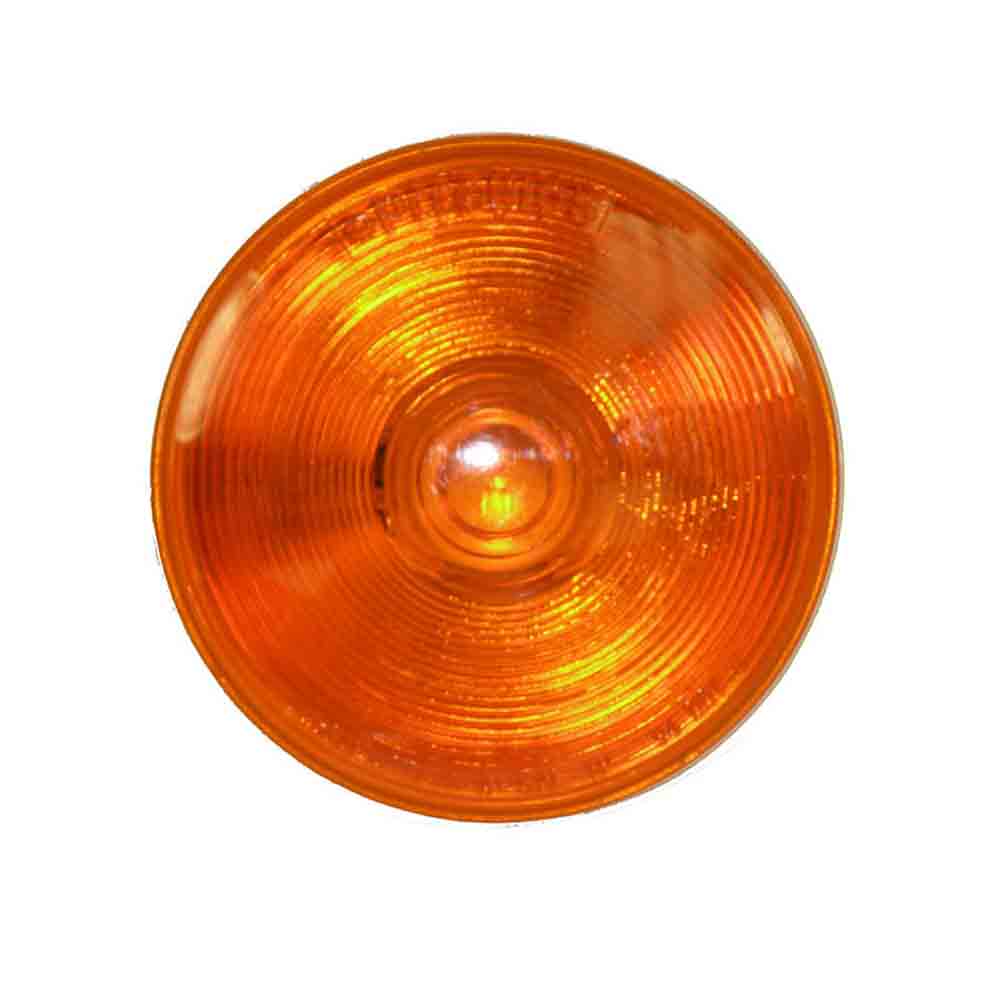ONE™ LED Sealed Parking/Turn Signal Light - 4 Inch Round - Amber
