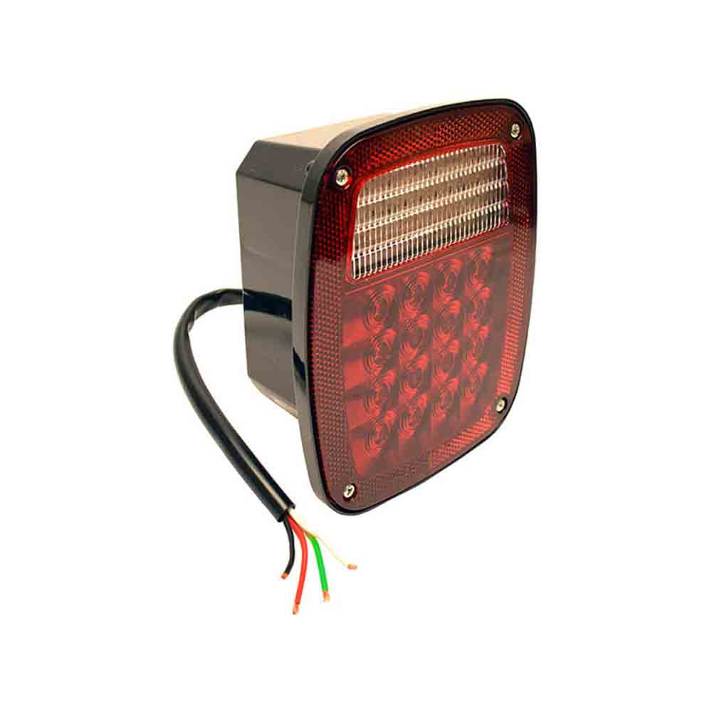 Square LED Combination Tail Light - Right