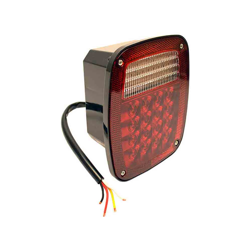 Square LED Combination Tail Light - Left