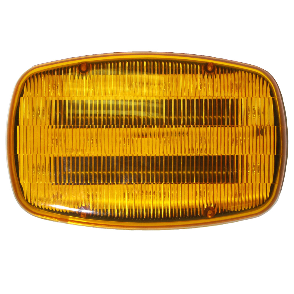 LED Battery-Operated Hazard Light w/Magnetic Mount, Amber