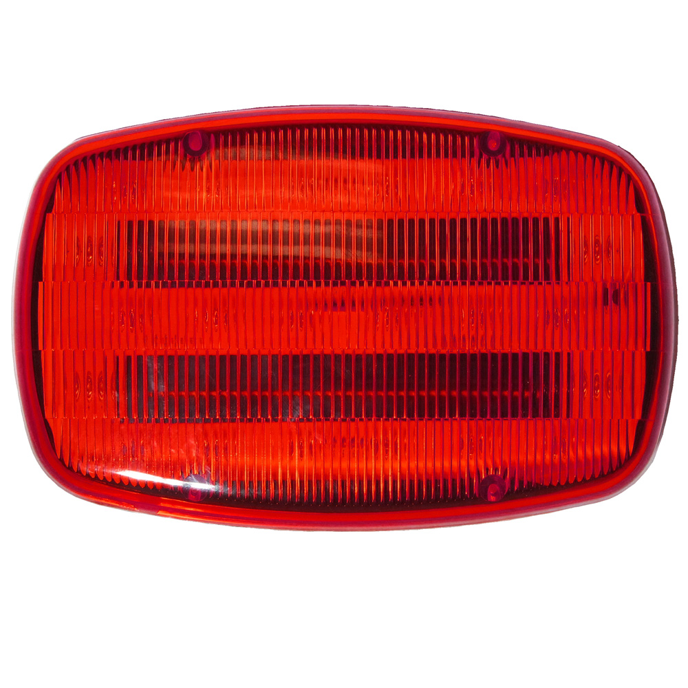 LED Battery-Operated Hazard Light w/Magnetic Mount, Red