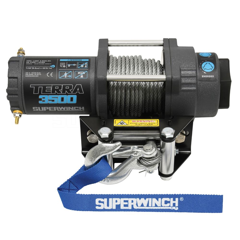 Superwinch Terra 3500 12V Wire Rope Winch