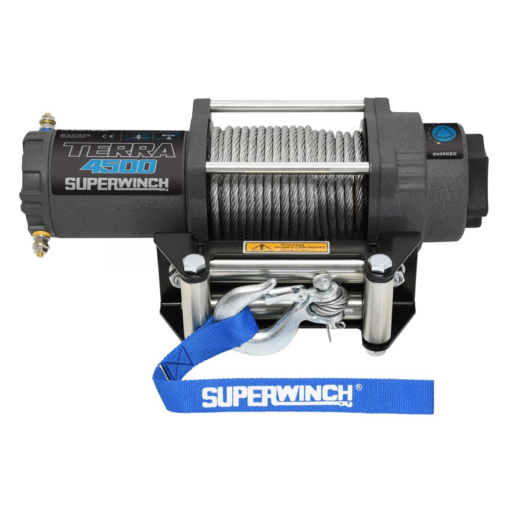 Superwinch Terra 4500 12V Wire Rope Winch 4500 lb Capacity