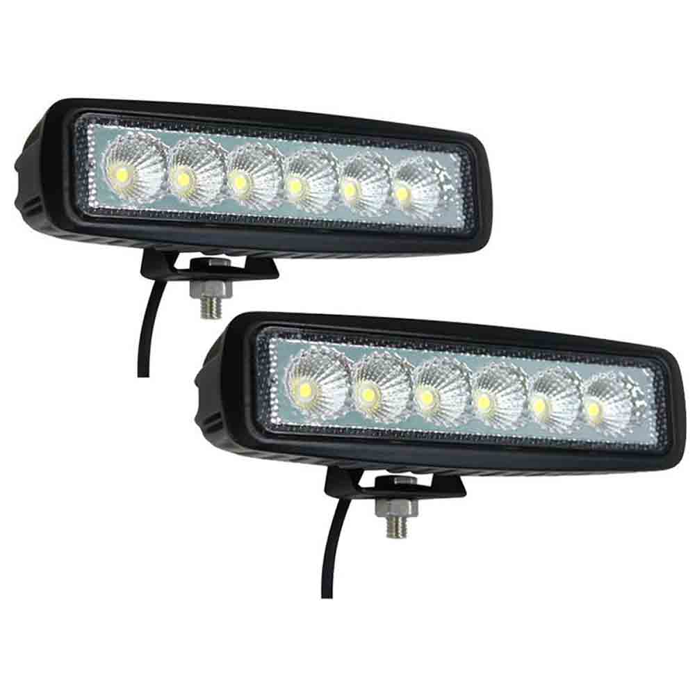 Pair of Rectangular LED Work Lights